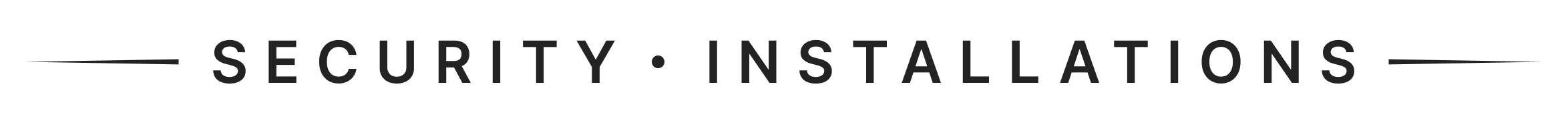 Security Installations Sub - Black